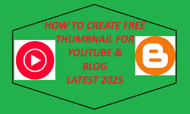 HOW TO CREATE FREE THUMBNAIL FOR YOUTUBE & BLOG  HOW TO CREATE FREE THUMBNAIL FOR YOUTUBE &#038; BLOG THUMBNAIL 768x461